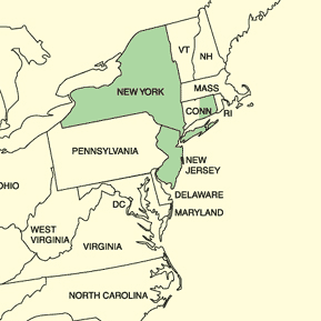 Shepard Technologies sales territory map